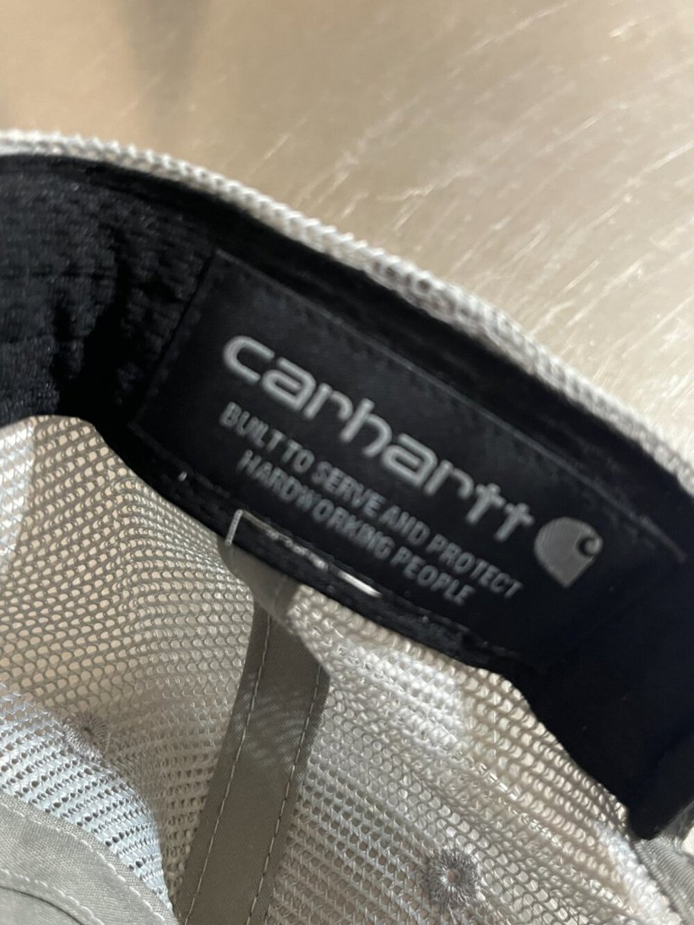 CARHARTT Canvas Mesh-Back Cap Moonstone Color Variant - Picture 4 of 5